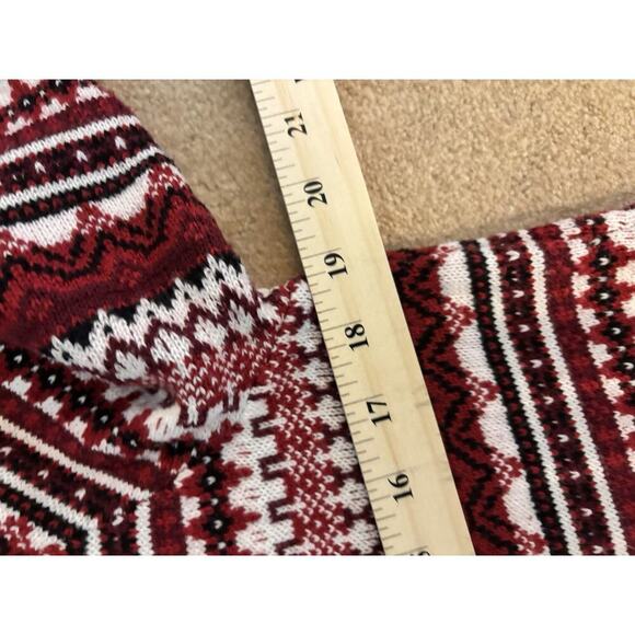 Croft & Barrow Red, Black, White Dad Sweater M - Picture 5 of 5